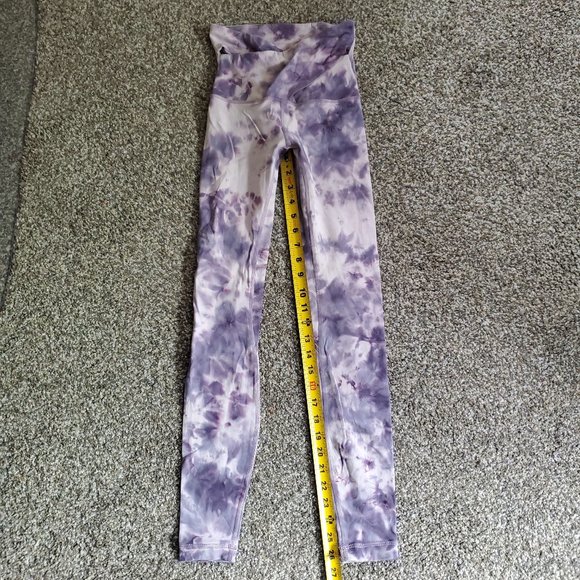 Lululemon Align Pant 28" *Criss Cross Waist - Diamond Dye Stargaze Purple - Sz 0 - Picture 12 of 16
